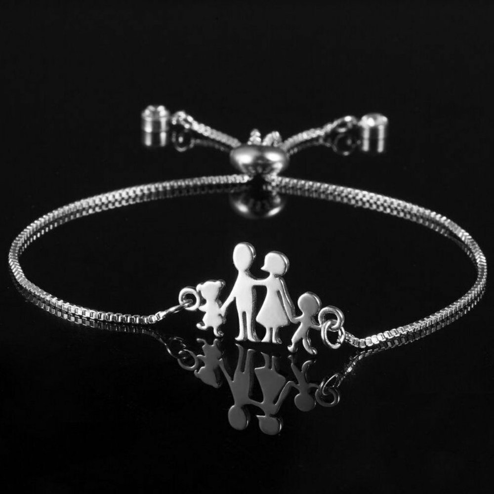 Family Love girl & Boy Adjustable Bracelet